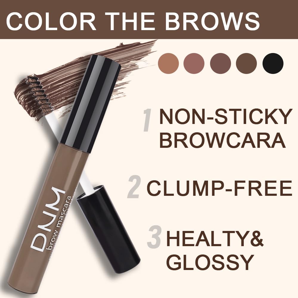 Kaely Eyebrow Gel Waterproof,Longwear Tinted Eye Brow Mascara,Eyebrow Color Makeup kit,maquillaje gel para cejas a prueba de agua,Long Lasting Eyebrows Vegan cosmetics,04 Dark Brown