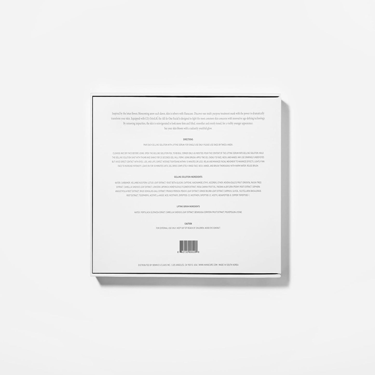 Hanacure® The All-In-One Facial® Starter - Face Lifting Mask, Neck Firming and Tightening