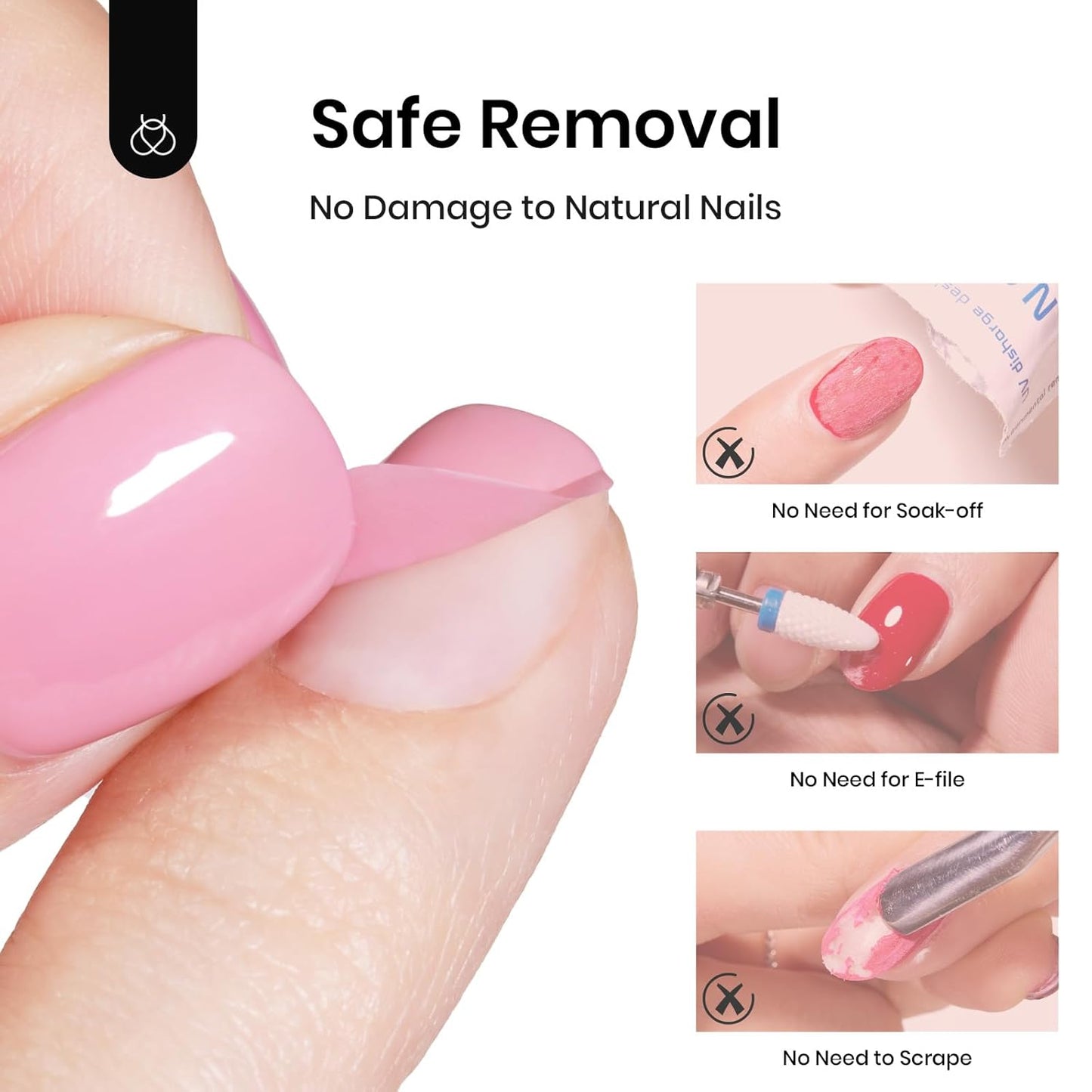 Beetles Peel‑Off Gel Base Coat 15 ml – Easy Removal Base Gel Nail Polish UV/LED Soak‑Off, Damage‑Free Low‑Odor 7‑10 Day Long‑Lasting, Beginner & Salon Friendly