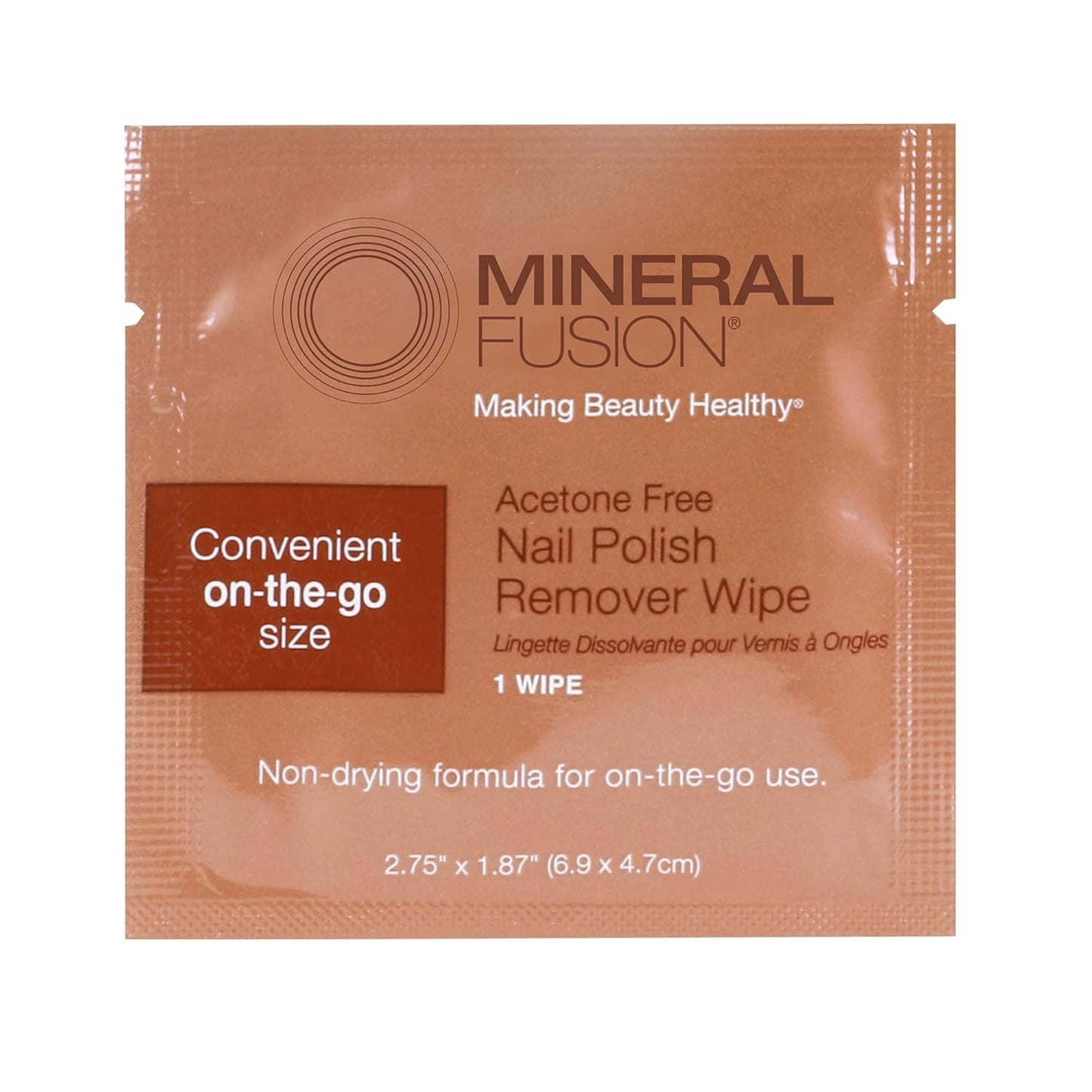 Mineral Fusion Nail Polish Remover, Acetone-Free & Non Drying for Regular & Shellac Nail Polishes, 6 Ounce