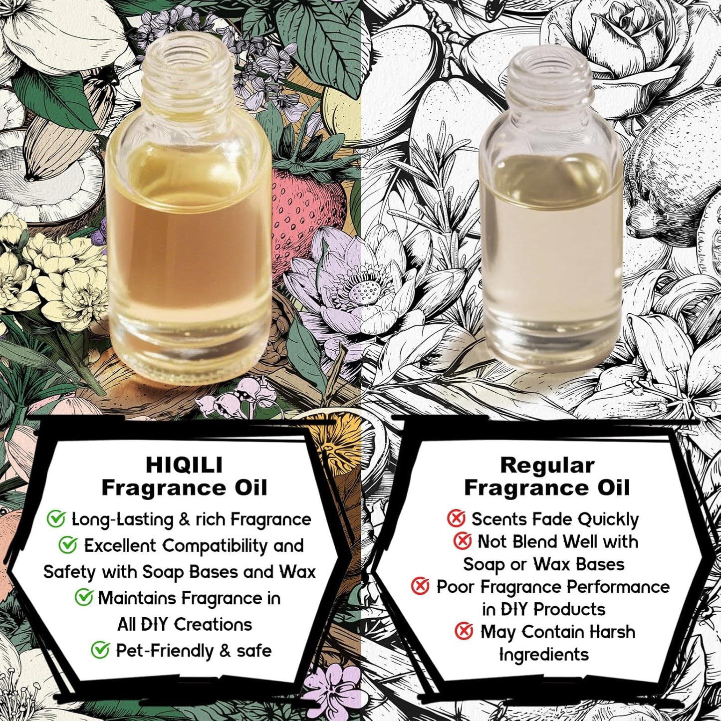 HIQILI Oriental Garden Fragrance Oil for Candle & Soap Making, Inspired by H.er-mes Le-Jrn deMonsr-Li, Luxury Hotel Scents for Essential Oil Diffuser, Aromatherapy - 1 Fl Oz