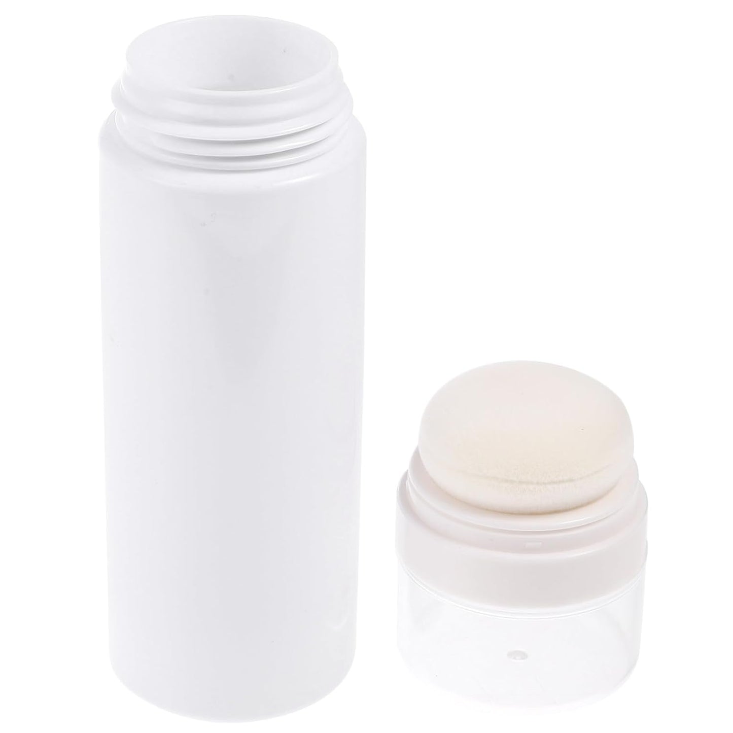 Travel Powder Puff Box with Puff, Body Powder Dispenser for Baby and Women, Loose Powder Bottle Container for Talcum and Dusting Powder