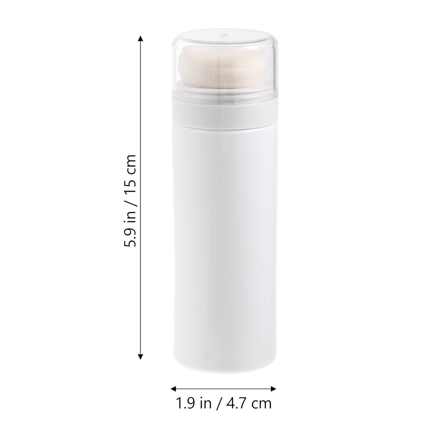 Travel Powder Puff Box with Puff, Body Powder Dispenser for Baby and Women, Loose Powder Bottle Container for Talcum and Dusting Powder