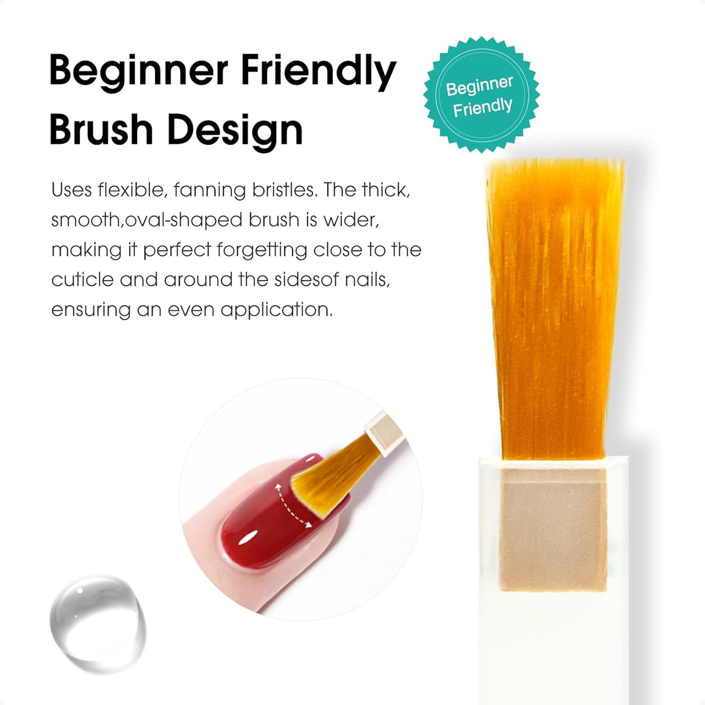 VENALISA 2 Pcs No Wipe Gel Top Coat Set- High Gloss Shiny Long Lasting Top Coat Clear Gel Nail Polish Kit, Soak Off Nail Art Home and Professional Manicure