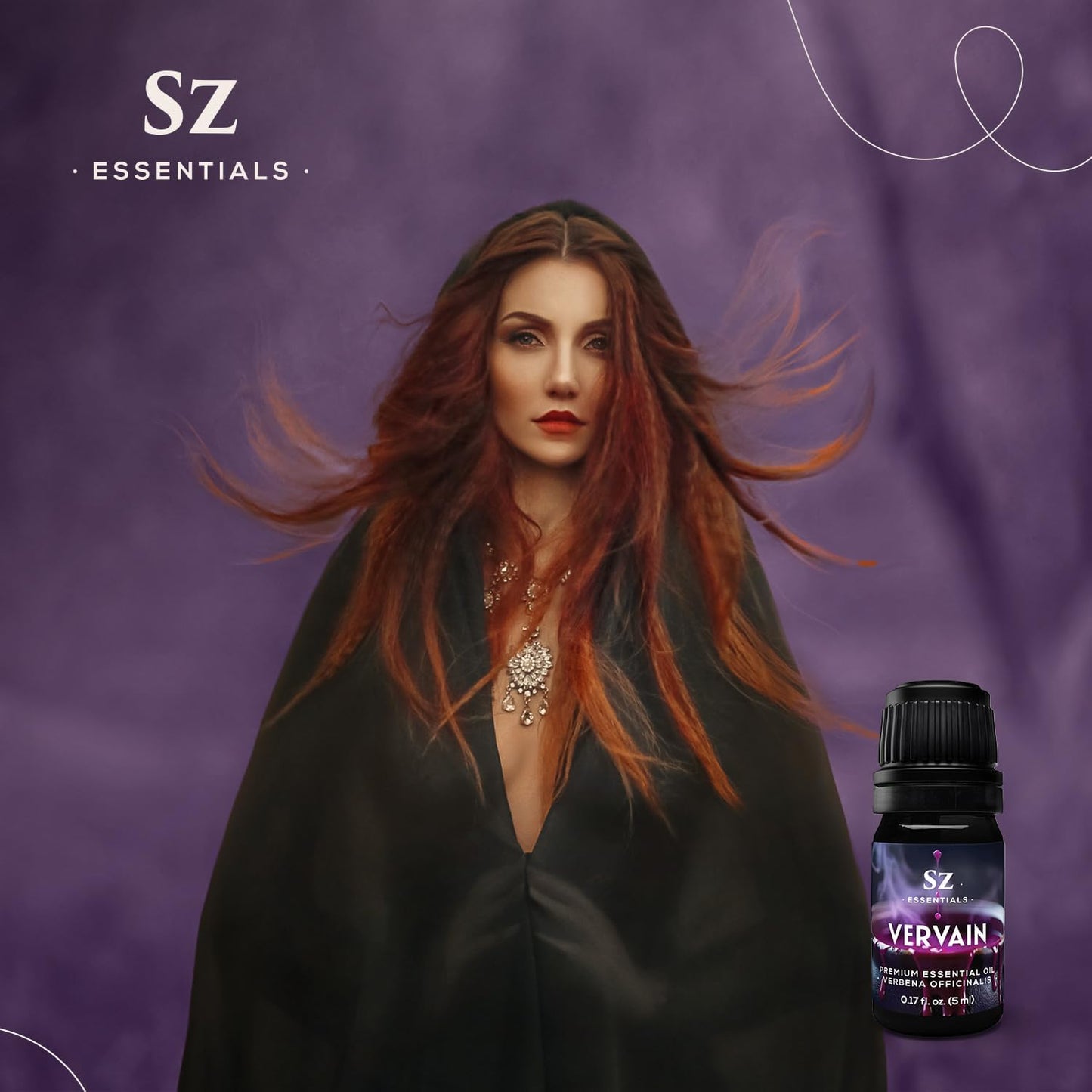 Vervain Oil – Evil Spirit Protection, Love Spell, Witchcraft, Magickal Healing, Aromatherapy & Diffuser Use, Natural Perfumery, Candle Rituals, Anointing, Hoodoo, Wiccan, Voodoo - Vegan