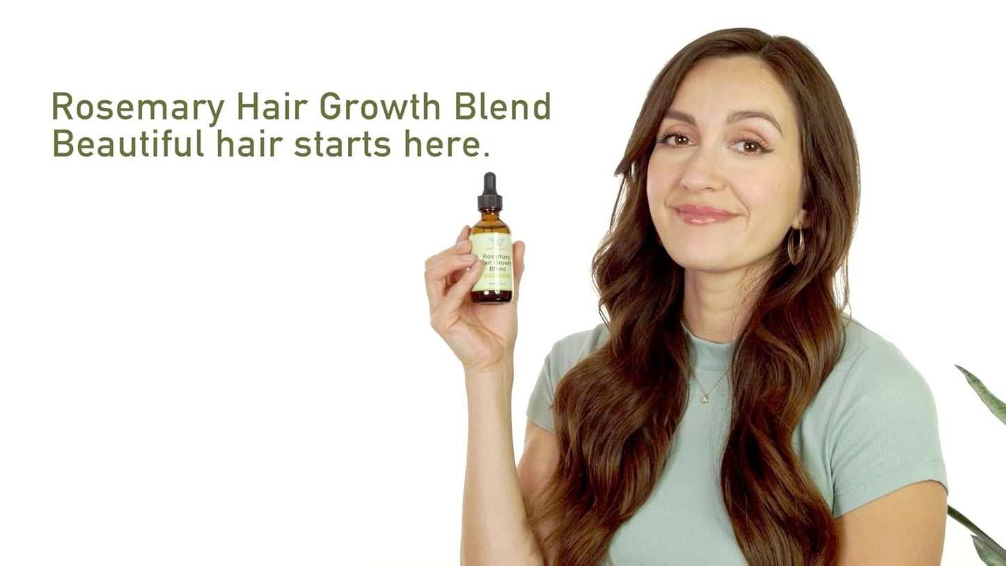 Rosemary Oil for Hair Growth - Biotin & Natural Blend by Existing Beauty - Stimulates Scalp, Nourishes Roots, Promotes Thicker, Fuller Hair for Women & Men - 2.02 fl oz by Existing Beauty