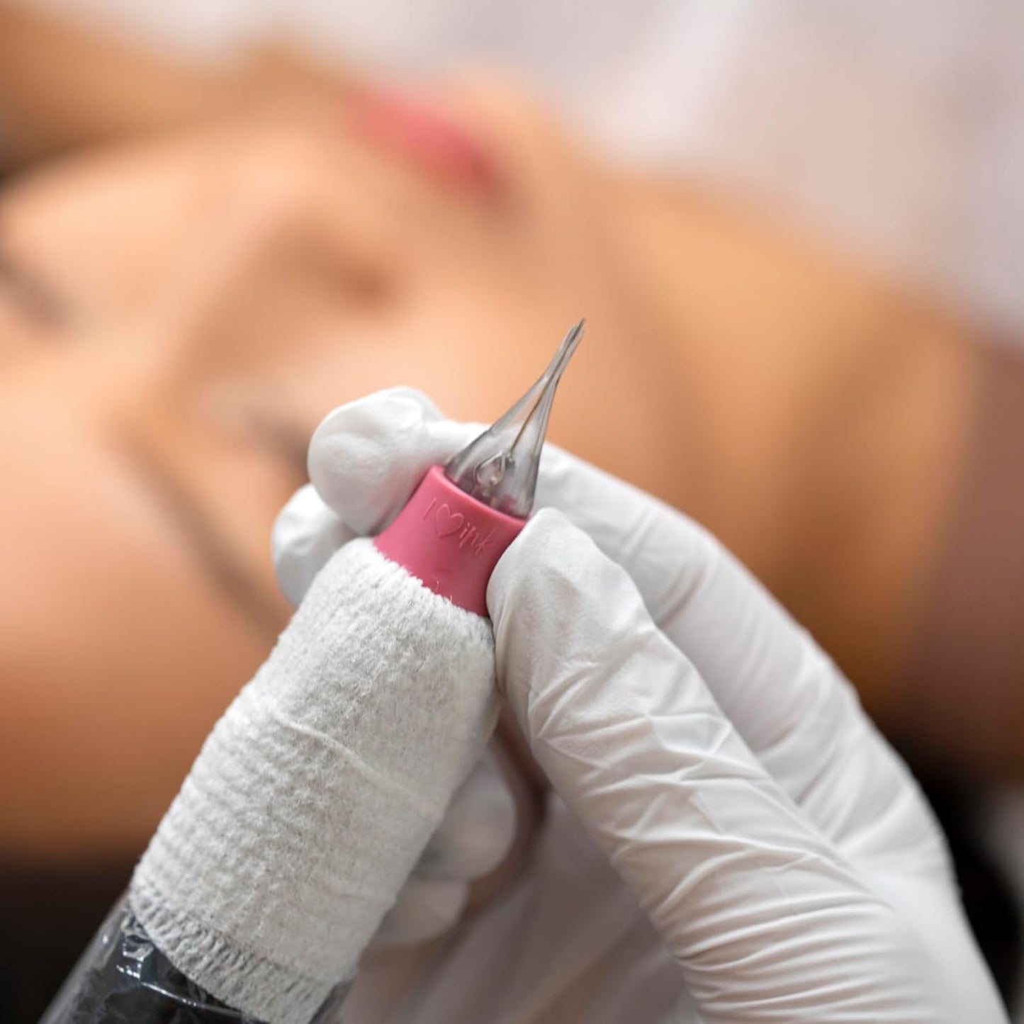 Tina Davies PIXL Cartridge, 3-Round Shader Long Taper Cartridge for Eyebrows, Lips, Eyelids, and Areolas .25mm 3RS LT, Pack of 10