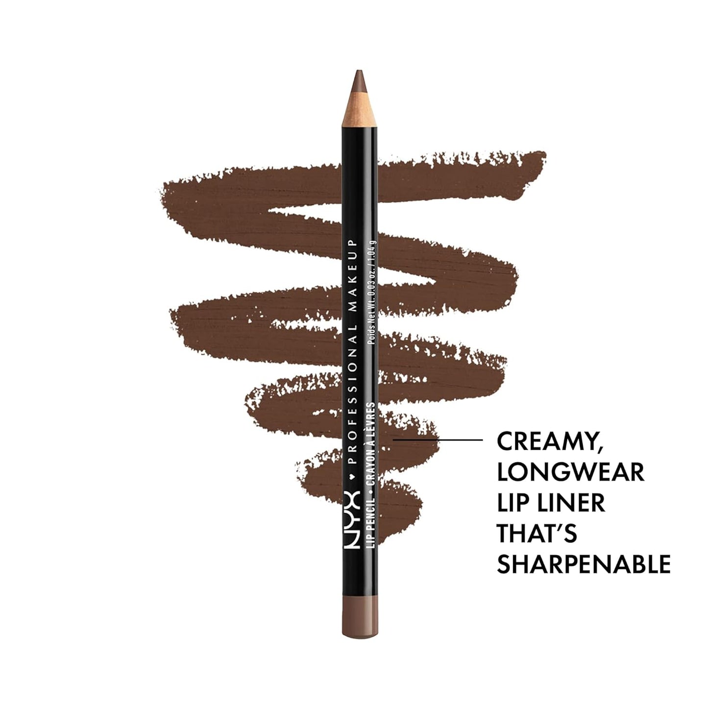NYX PROFESSIONAL MAKEUP Slim Lip Pencil (Espresso) + Butter Gloss (Sugar Glass, Clear), 3-Pack Bundle