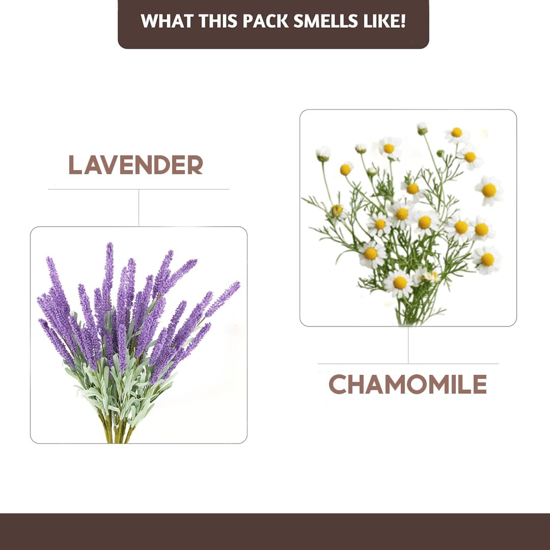 Folkulture Incense Sticks | Set of 100 Insence-Sticks with Holder for Relaxation | Lavender & Chamomile Incense | Organic, Slow Burning & Non Toxic Inscents for Meditation |Relaxing for Sleep