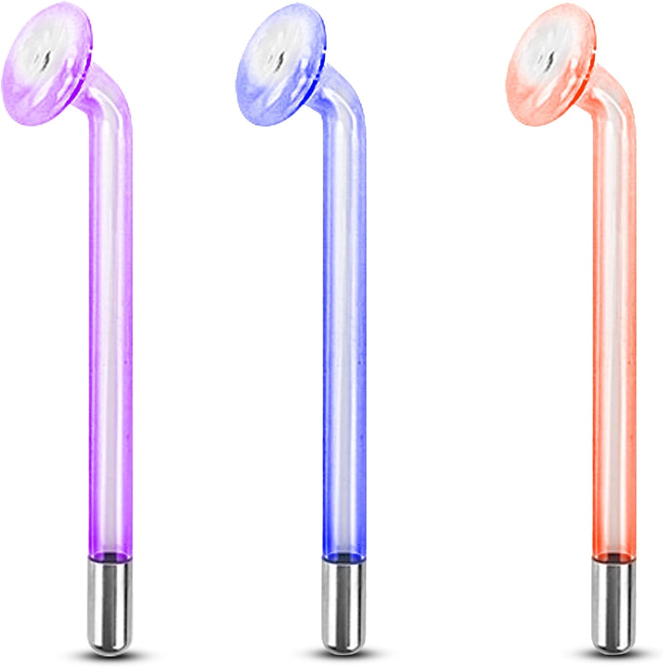 Spare Parts Mushroom for Handheld HIF Facial Hair Device Facial Care Orange Purple Blue Color Glass Tube Electrode Elitzia ETJX0066 (Purple)