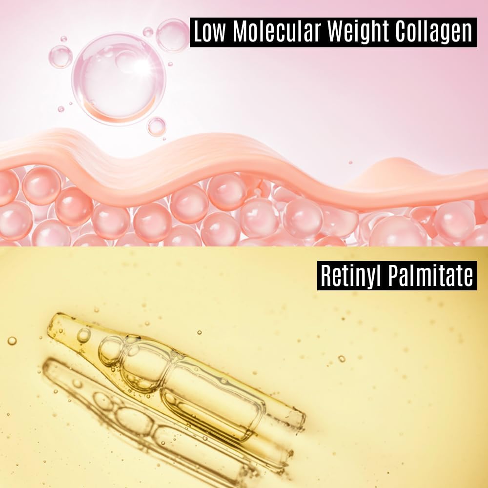 Leaders Mediu Amino Firming & Lifting Facial Sheet Mask | Amino Acid Complex, Vitamin A, Collagen | Reduces Fine Lines, Improves Elasticity, for All Skin Types (10 Sheets)