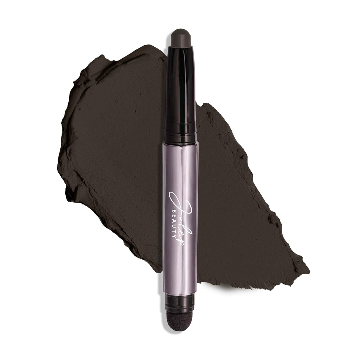 Julep Eyeshadow 101 Cream-to-Powder Waterproof Shadow Stick – Charcoal Matte – Long-Lasting, Crease-Proof, Dark Grey Matte Cream Eyeshadow with Built-in Smudger