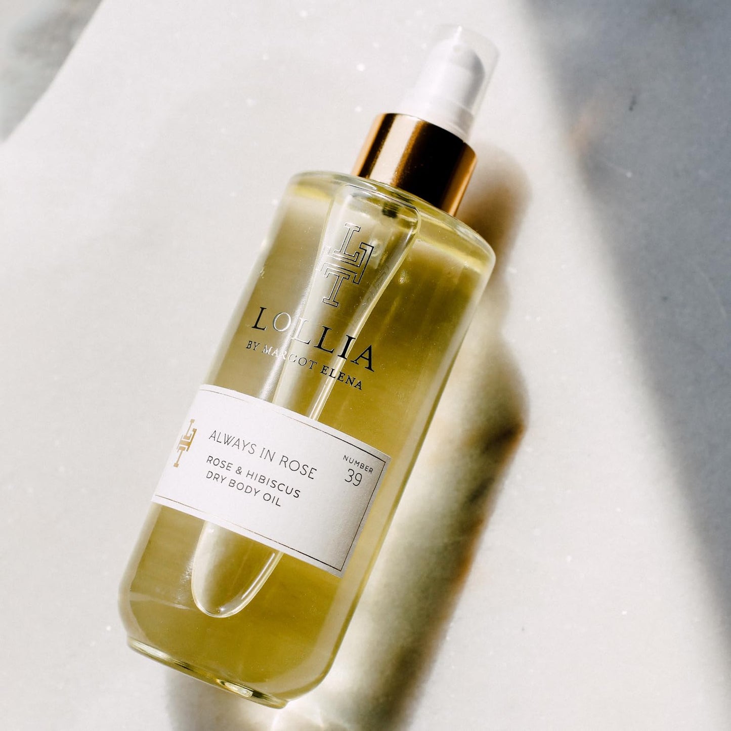 LOLLIA Always in Rose Dry Body Oil, 6.8 Fl. Oz. – Rose & Hibiscus – Women’s, Scented, Moisturizing, Dry Body Oil for Women, For All Skin Types