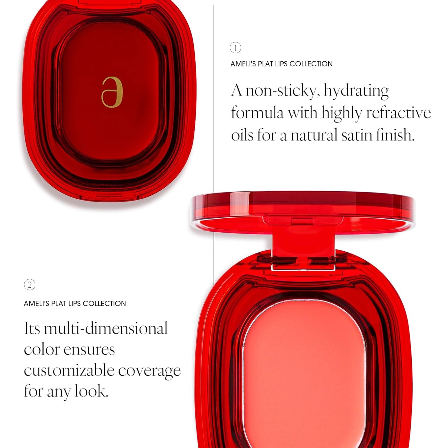 PLAT LIPS 917 APRICOT CHEESE, Lip & Cheek, Lightweight, Naturally Dewy+ Glowy Finish, Blendable & Buildable Formula (1.2g, 0.003 oz.)