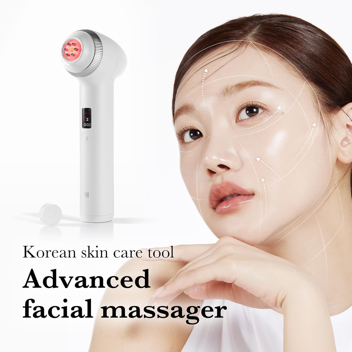 Medicube Age-R Ultra Tune 40.68 | High-tech 2 in 1 skin care tool - Skin elasticity, Line care, Radiance, Korean facial tools