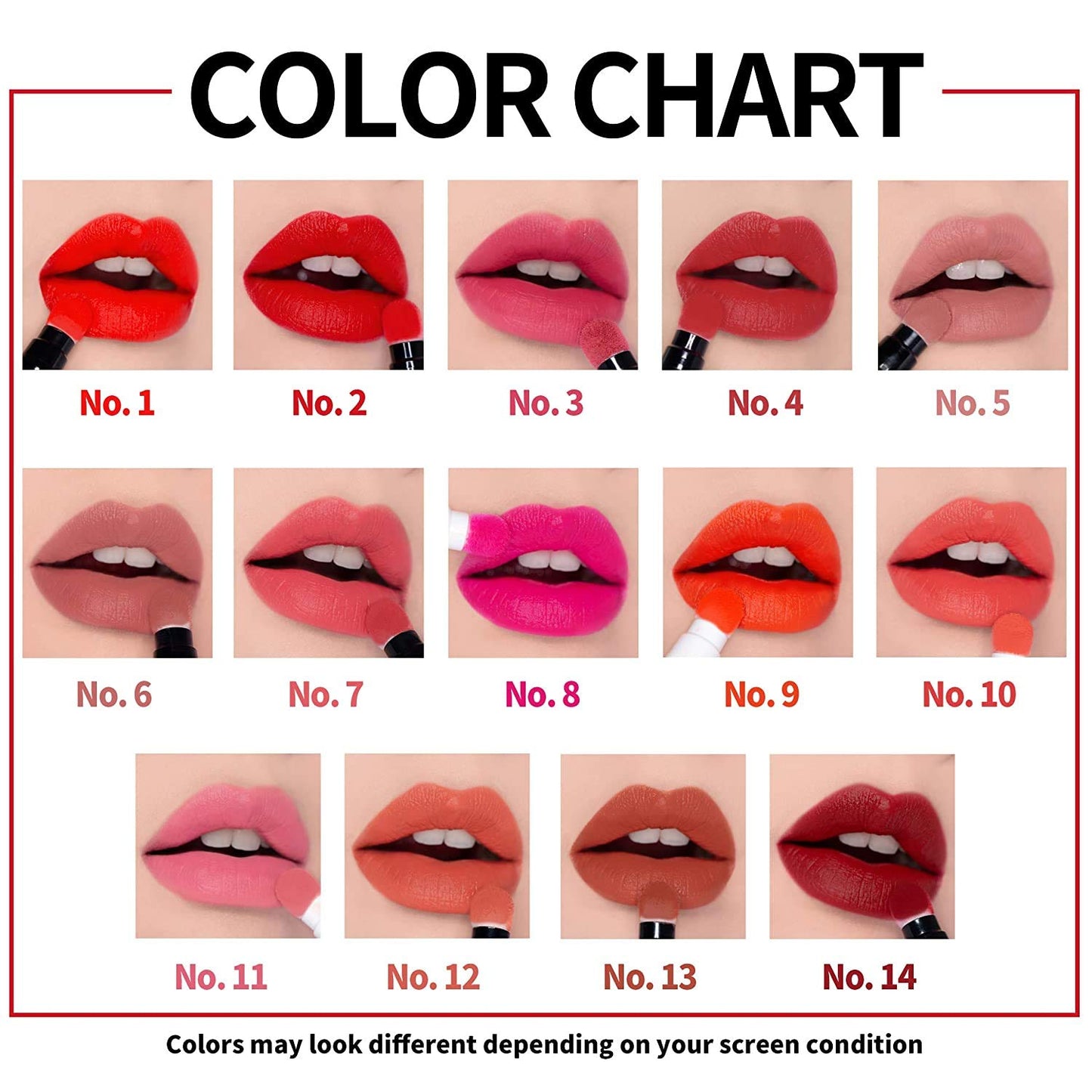 PASSIONCAT Long Lasting Lip Stain for Lips and Cheek Tint | High Pigment Color | lightweight Matte Finish | Weightless | Full Coverage | Twist Velvet Tint #7 (No.7)