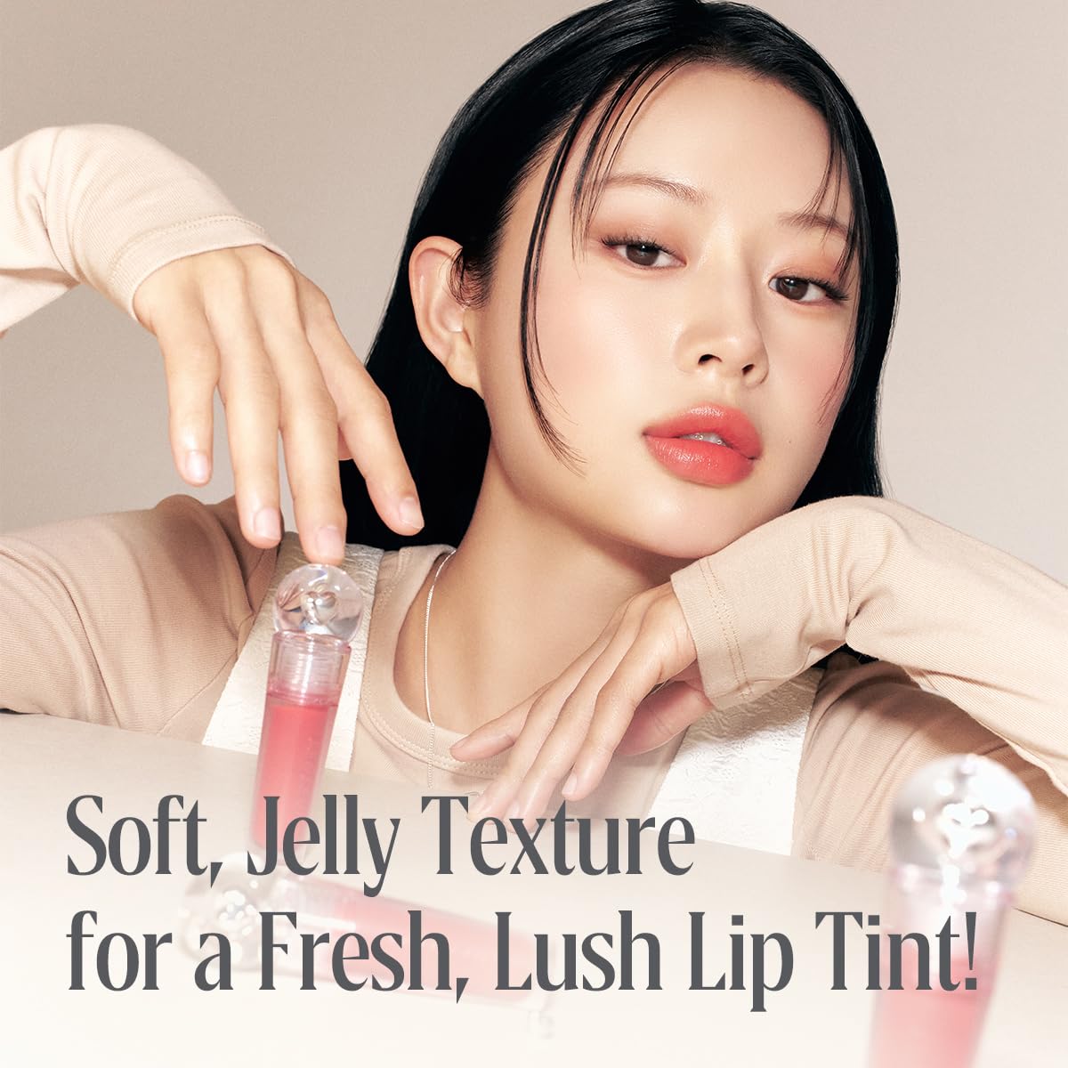 Peripera Ink Jellable Tint, Lip Stain, Korean Lip Tint, High Pigment Color, Longwear, Weightless, Moisutizing, Hydrating (01 BE APRICOT, One Size)