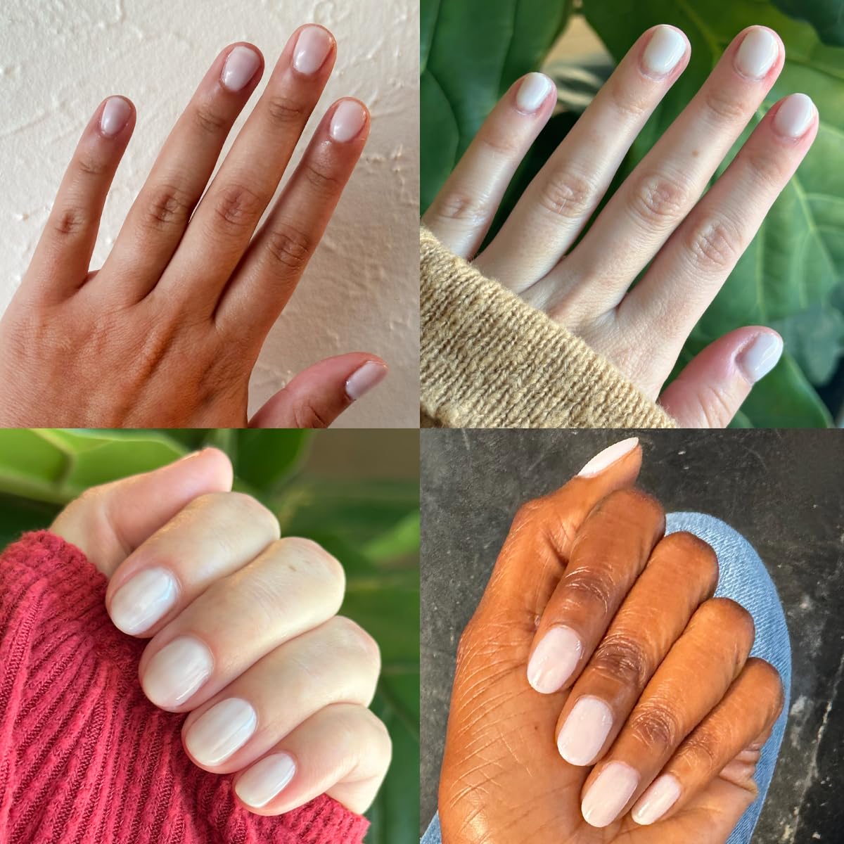 Olive & June Gel Polish | UV LED Nail Lamp Needed | Long Lasting Formula | Up to 21 Days of Wear | Damage-Free Removal | Salon-Quality Manicure at Home | Icing is the Best Part | White Sheer