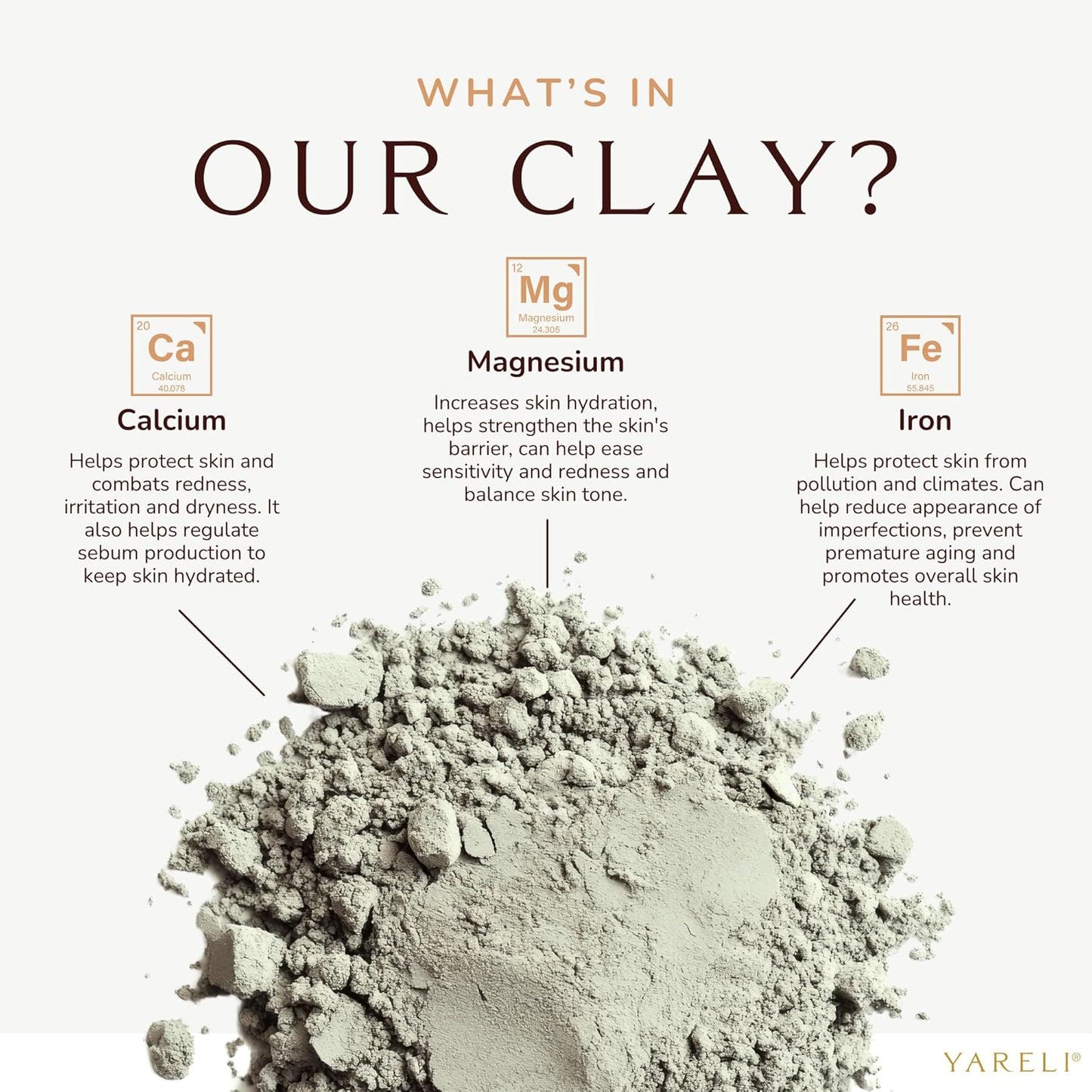 Bentonite Clay Powder Facial Mask & Cleansing Bath, Pure Indian Healing Clay, 2lb (32oz)