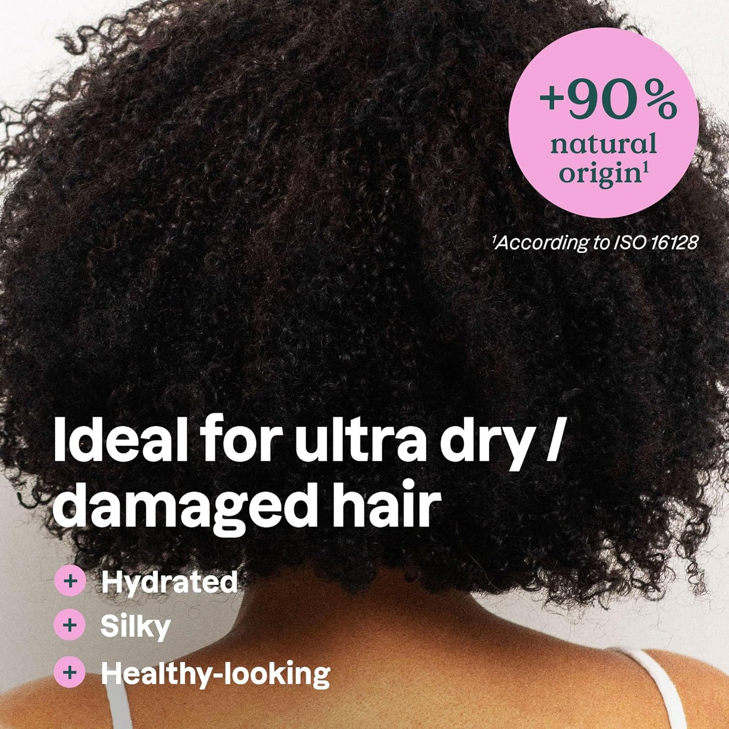 ATTITUDE Moisture Rich Shampoo Bar, Natural Origin, for Ultra Dry and Damaged Hair, Castor Oil & Pink Clay, EWG Verified & Clean ingredients, Vegan, Coconut & Wild Berries, 4 Oz