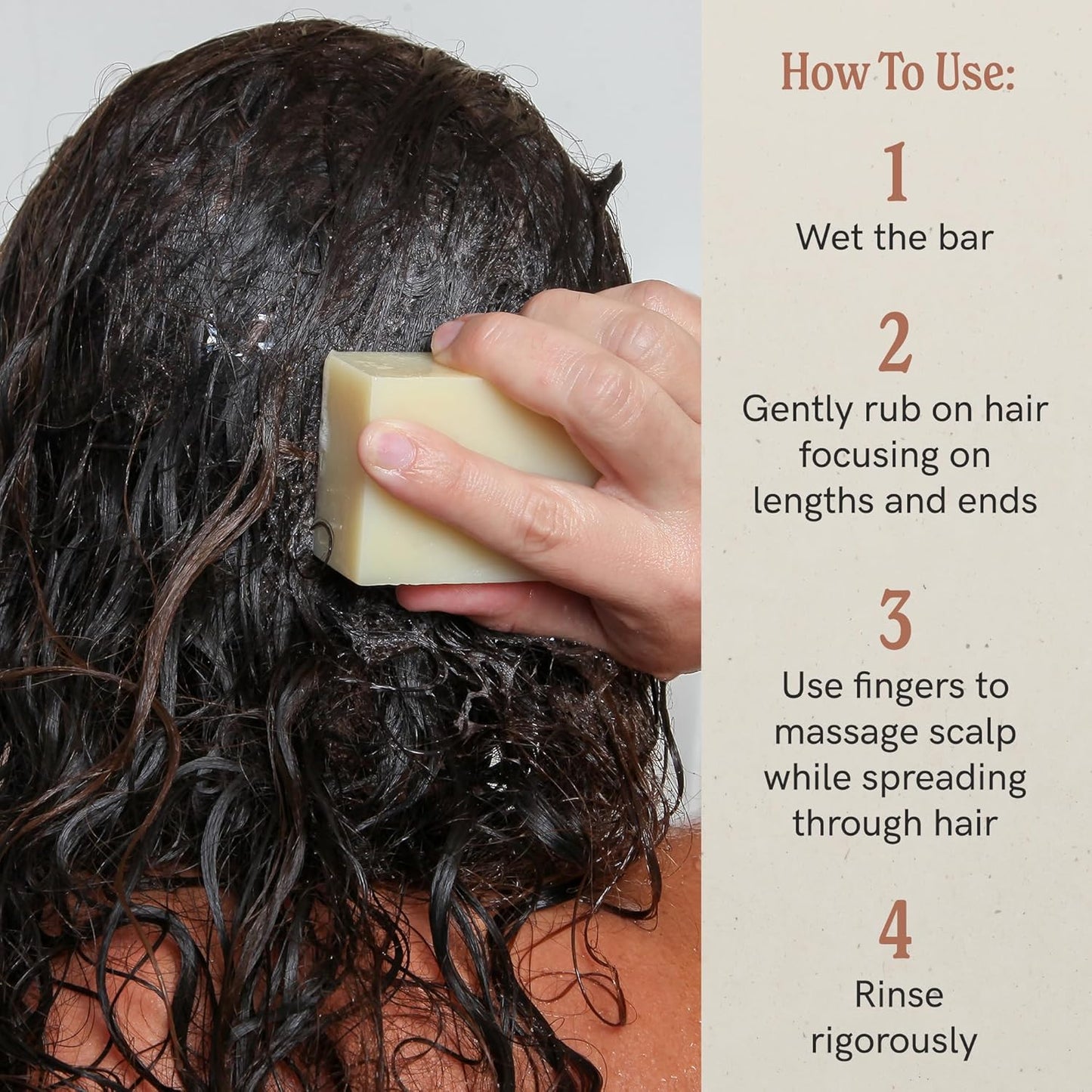 J·R·LIGGETT'S Shampoo Bar - Herbal Formula, All Natural Bar Shampoo for Hair with Coconut Oil & Castor Oil, Sulfate Free, GMO Free, Antioxidant-Rich Plant Oils, Promotes Scalp Balance, 3.5 oz - 2 Pack