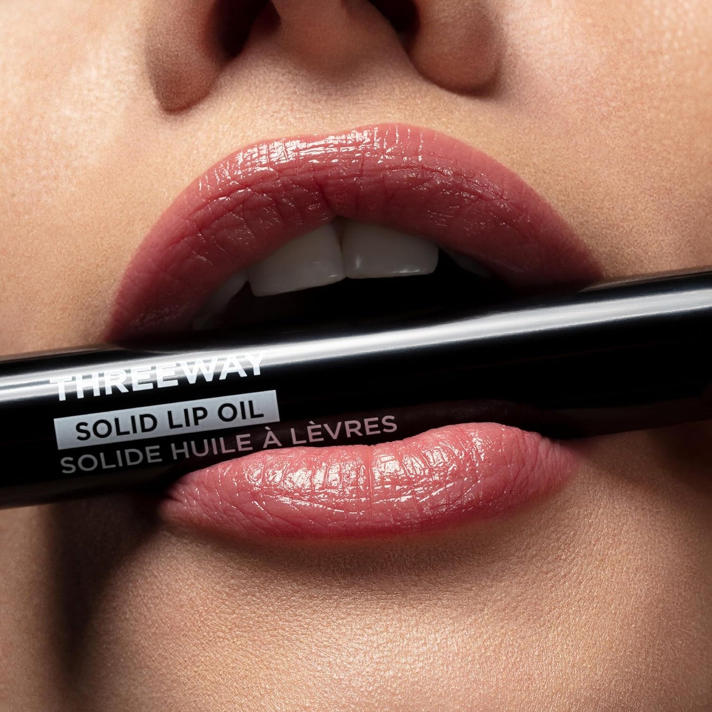 Deck of Scarlet Threeway Solid Lip Oil, Vegan Formula With Hyaluronic Acid and Hydrating Oil Blend, Glossy Finish - Goldcrown